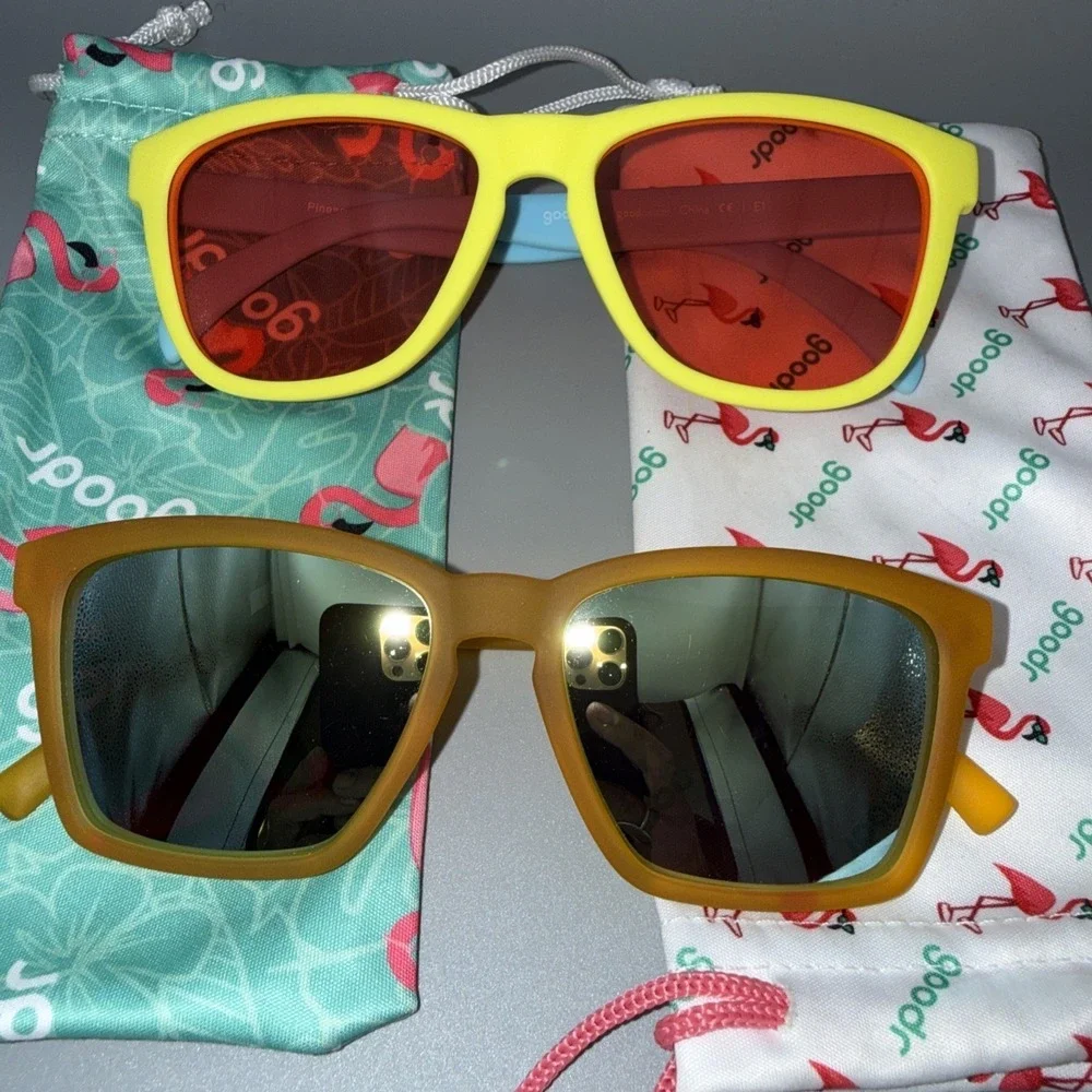 2 pairs Goodr Sunglasses- 